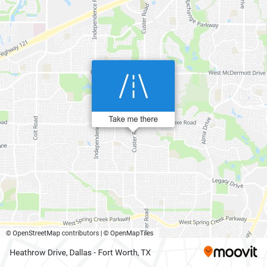 Mapa de Heathrow Drive