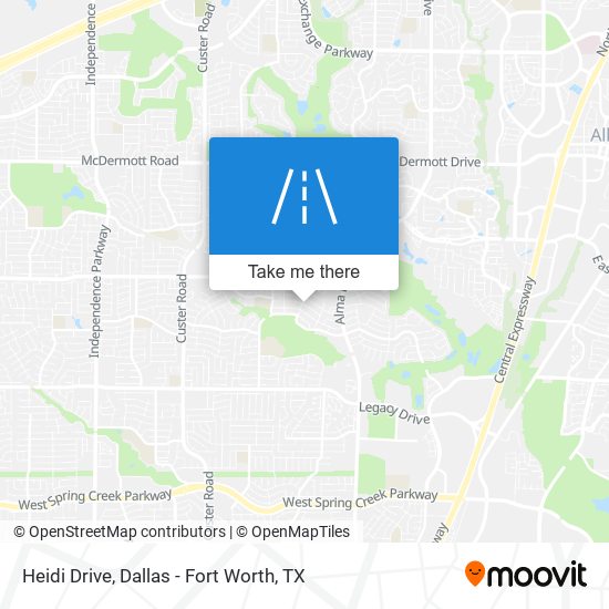 Heidi Drive map