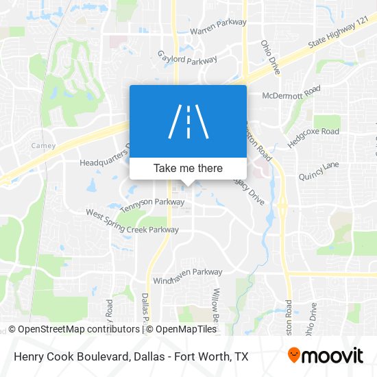 Henry Cook Boulevard map