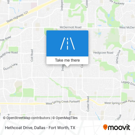 Hethcoat Drive map
