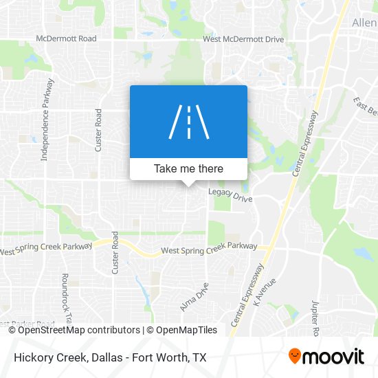 Hickory Creek map