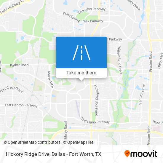 Hickory Ridge Drive map