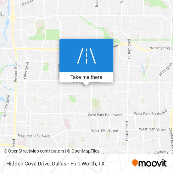 Hidden Cove Drive map