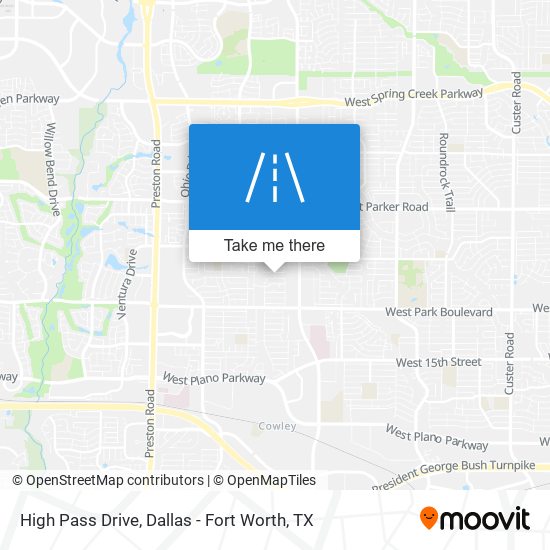 High Pass Drive map