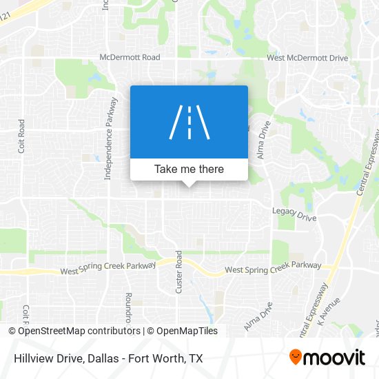 Hillview Drive map