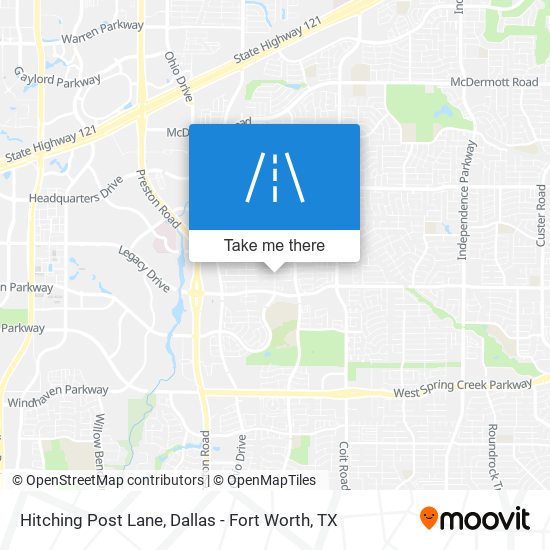 Hitching Post Lane map
