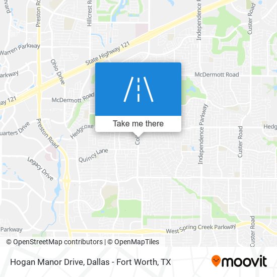 Hogan Manor Drive map