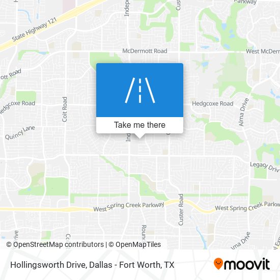 Hollingsworth Drive map
