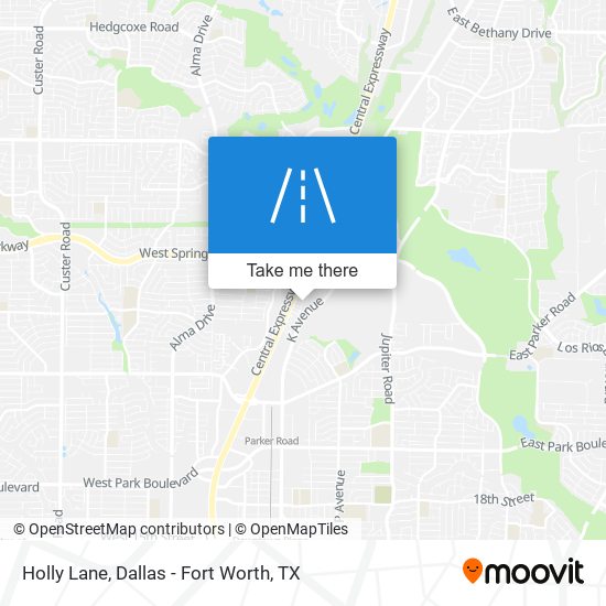 Holly Lane map