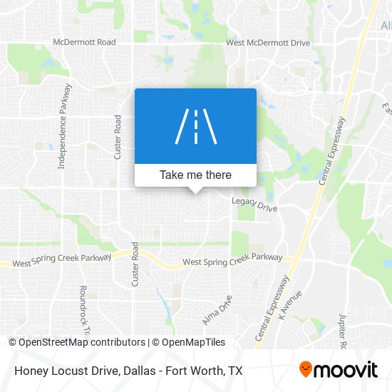 Honey Locust Drive map