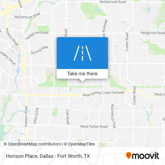 Horizon Place map