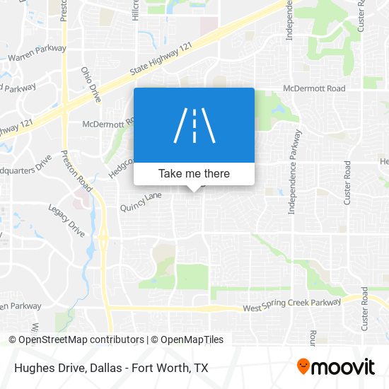 Hughes Drive map