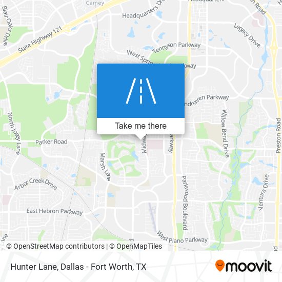 Hunter Lane map