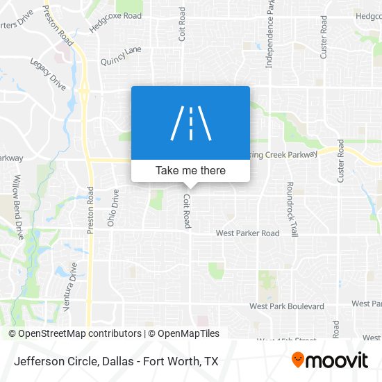 Jefferson Circle map