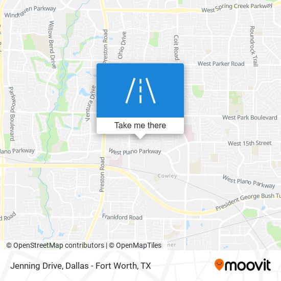 Jenning Drive map