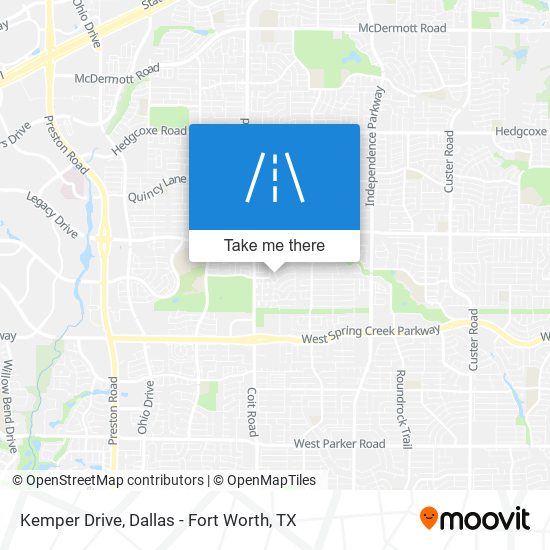 Mapa de Kemper Drive