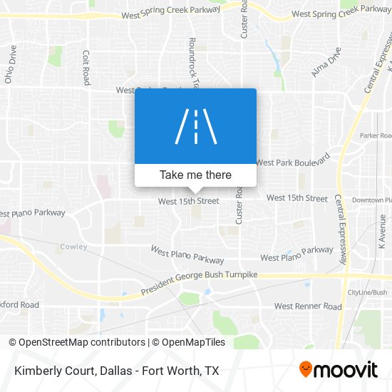 Kimberly Court map