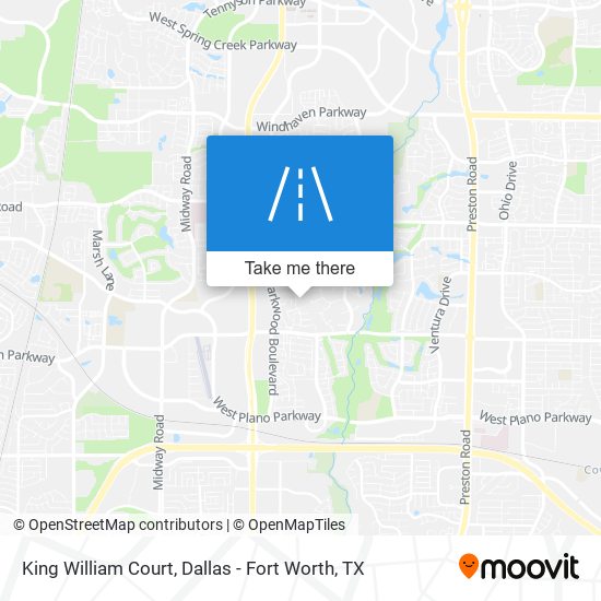 Mapa de King William Court