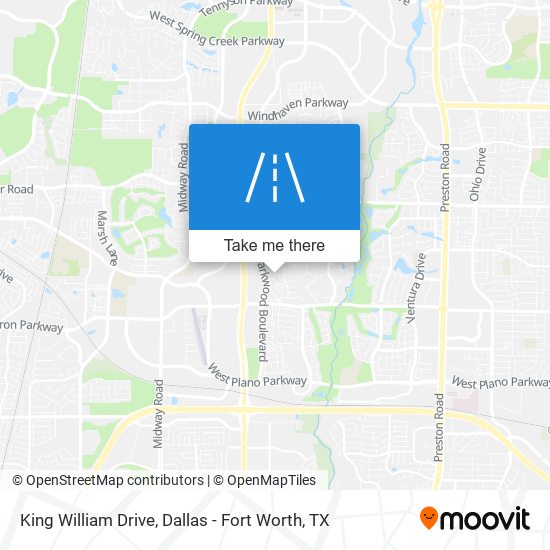 Mapa de King William Drive