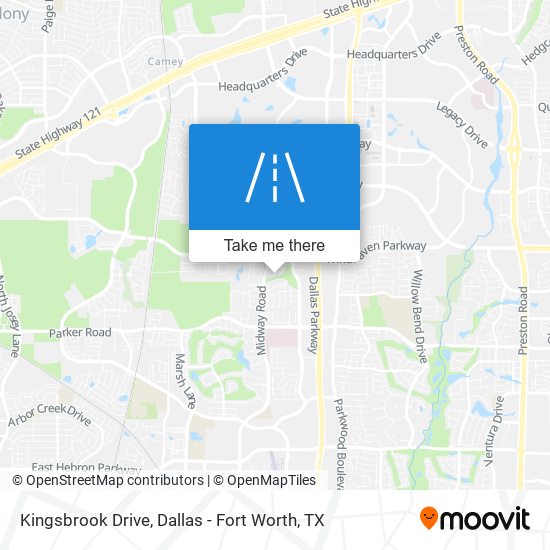 Kingsbrook Drive map