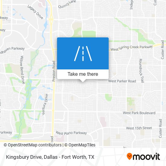 Mapa de Kingsbury Drive