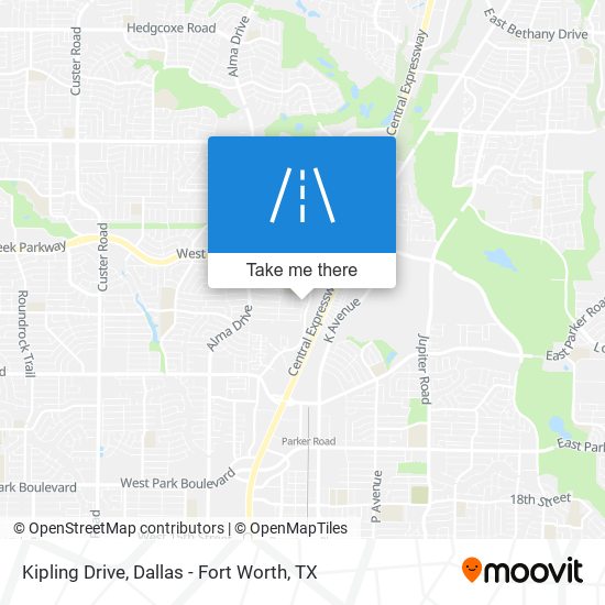 Mapa de Kipling Drive