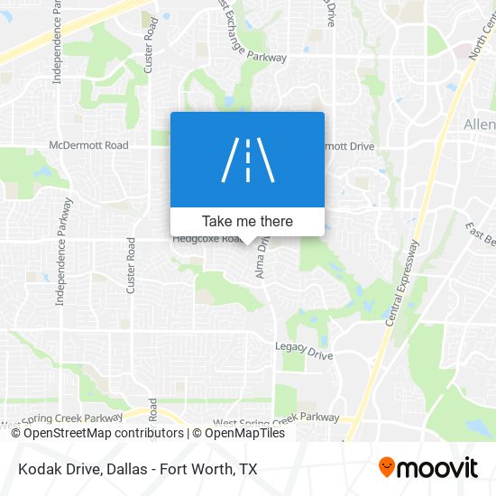 Mapa de Kodak Drive