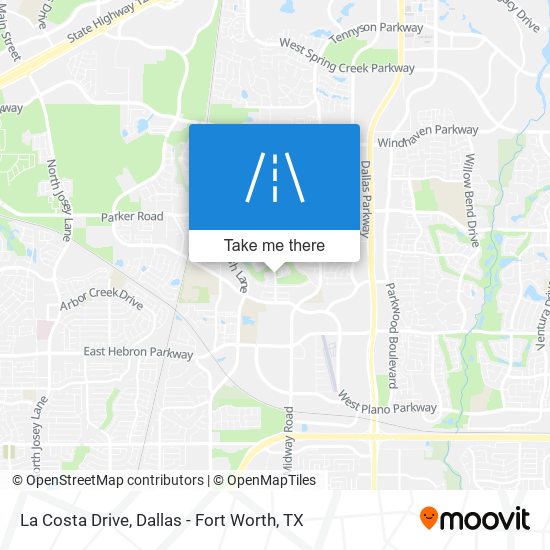 La Costa Drive map