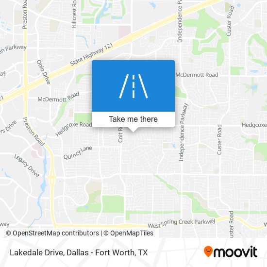 Lakedale Drive map