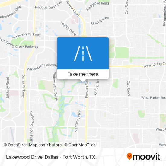 Mapa de Lakewood Drive