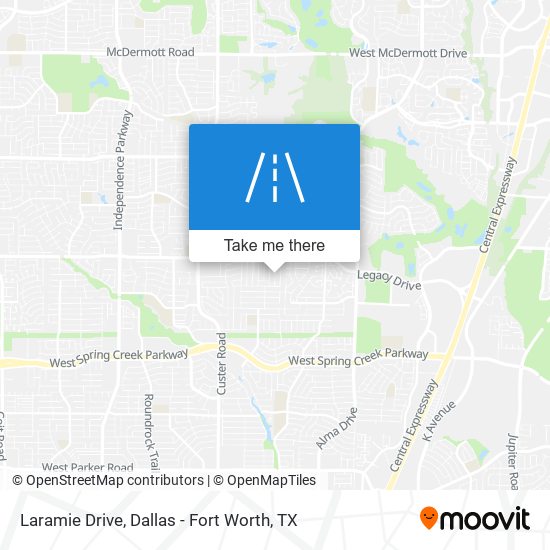 Laramie Drive map