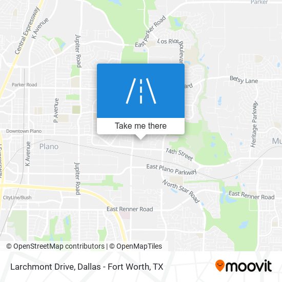 Mapa de Larchmont Drive