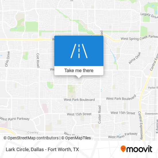 Lark Circle map