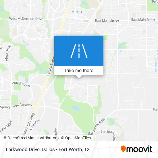 Larkwood Drive map