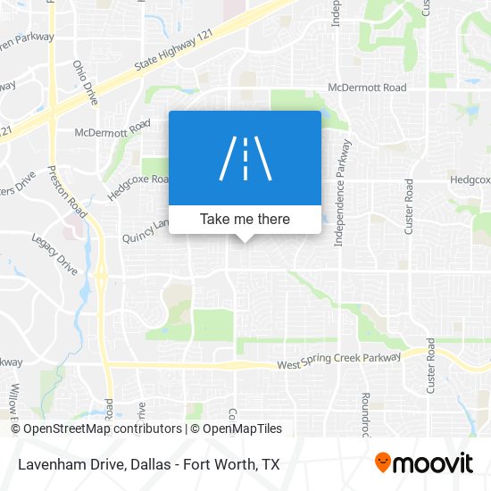 Lavenham Drive map