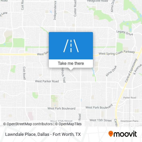 Lawndale Place map