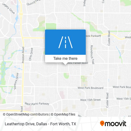 Leathertop Drive map