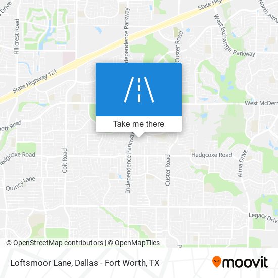 Loftsmoor Lane map