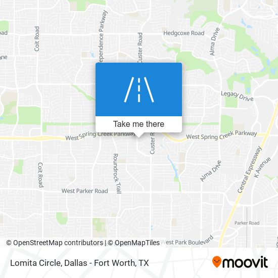 Lomita Circle map