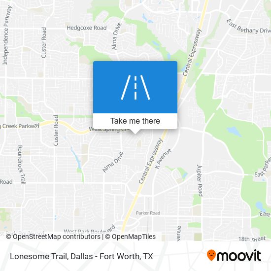 Mapa de Lonesome Trail