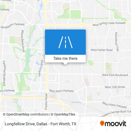Longfellow Drive map