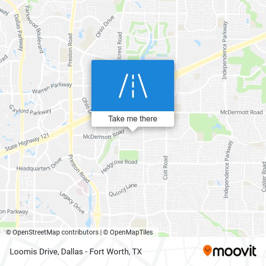 Loomis Drive map