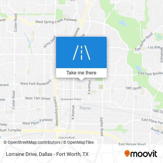 Lorraine Drive map