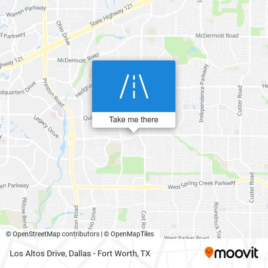 Mapa de Los Altos Drive