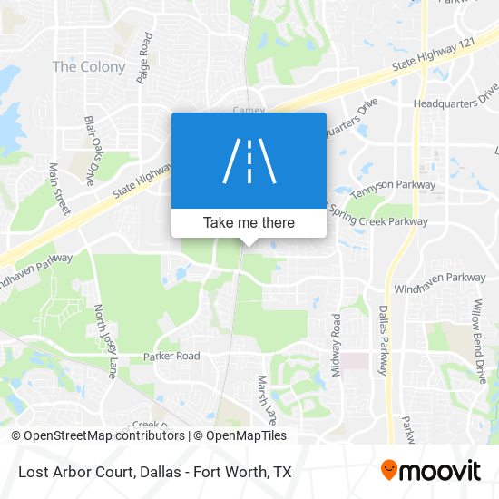 Lost Arbor Court map