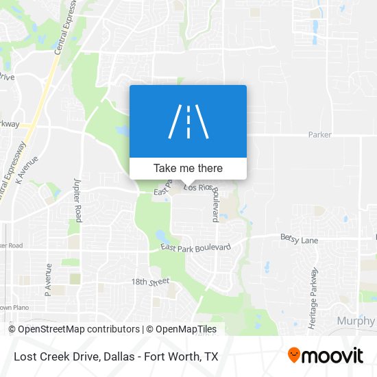 Mapa de Lost Creek Drive