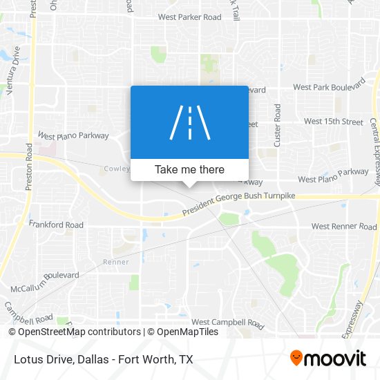 Lotus Drive map