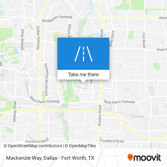 Mackenzie Way map