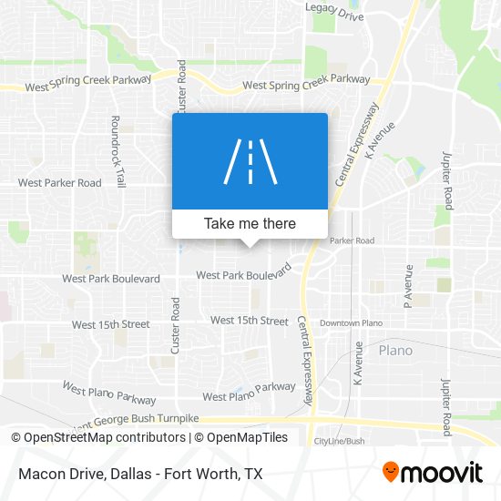 Macon Drive map