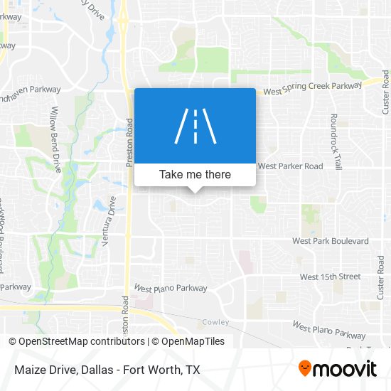 Maize Drive map